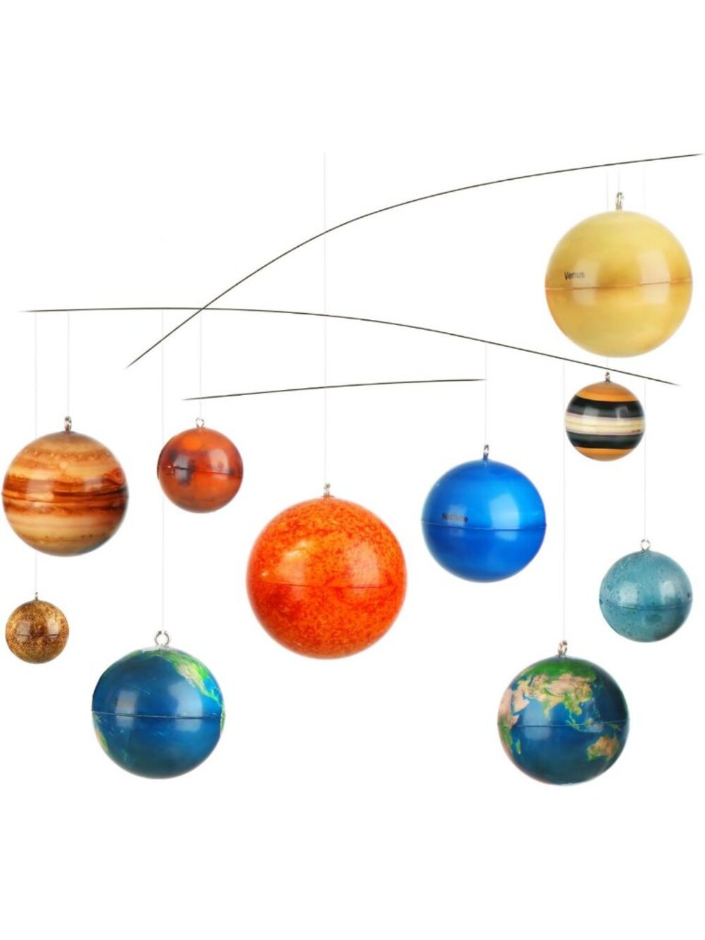 3D Solar System Mobile Kit | Hanging Planets | Outer Space Decor for Kids